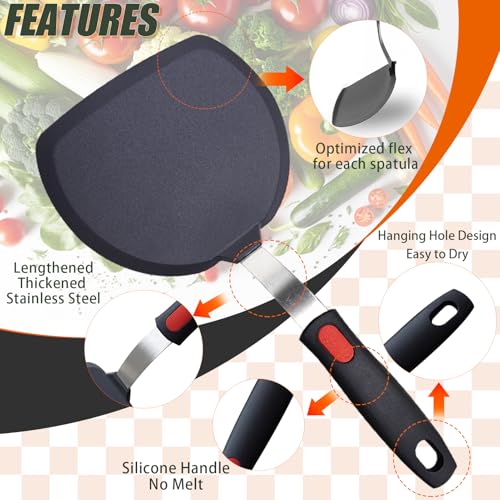 Save 28% on 3-Pack Silicone Spatula Turner Set - Image 4