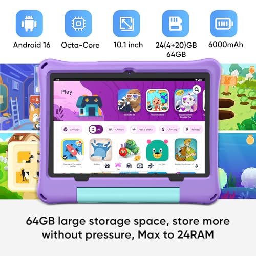 33% Off 10in Kids Tablet with Case & Parental Controls - Image 2