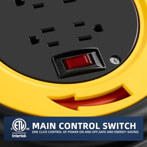 50% Off KTMC Retractable Extension Cord Reel 50FT - Image 5