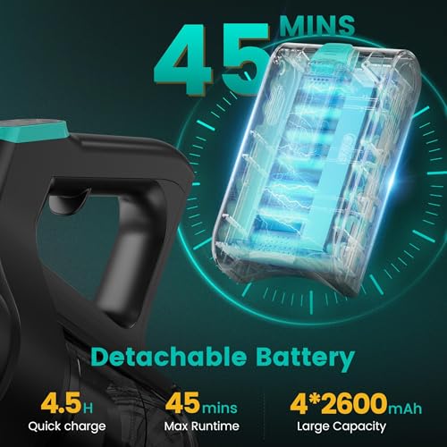 64% Off Zefiro Cordless Vacuum, Quiet 45-Min Run - Image 3