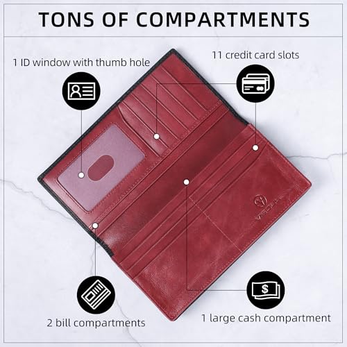 50% Off VISOUL RFID Blocking Leather Wallet - Image 2