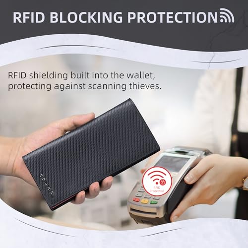 50% Off VISOUL RFID Blocking Leather Wallet - Image 5
