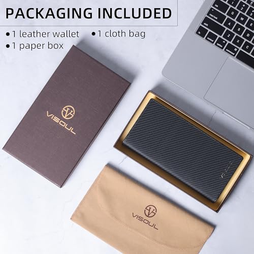 50% Off VISOUL RFID Blocking Leather Wallet - Image 6