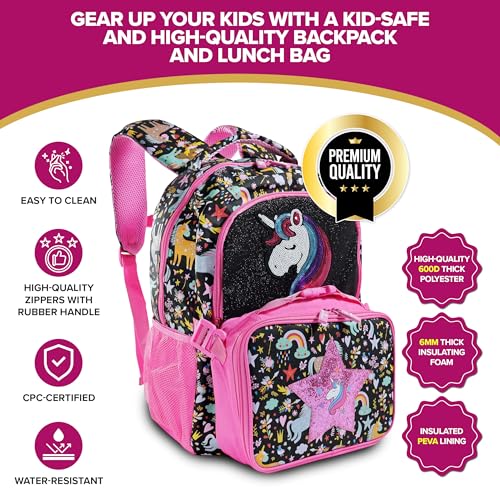53% Off Unicorn Backpack Set for Kids - $15.64 - Image 2