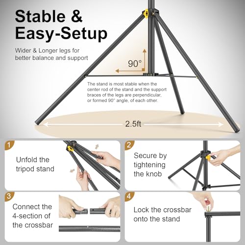 29% Off LINCO Photography Backdrop Stand Kit - Image 3