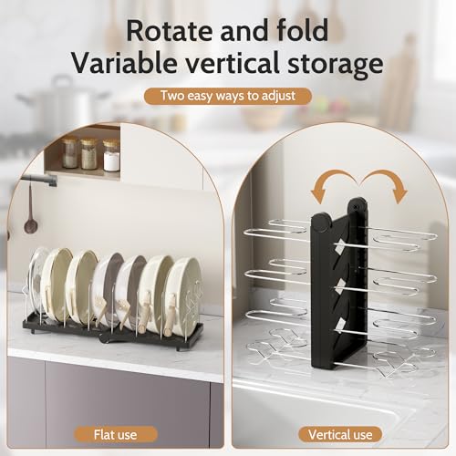 30% Off Foldable Pots & Pans Organizer for Kitchen Cabinets - Image 3