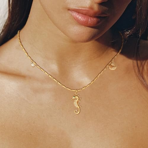 50% Off MTMY Gold Starfish Pendant Necklace for Women - Image 3