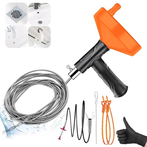 32% Off 33ft Drain Snake Auger for Clogged Sinks - Image 1
