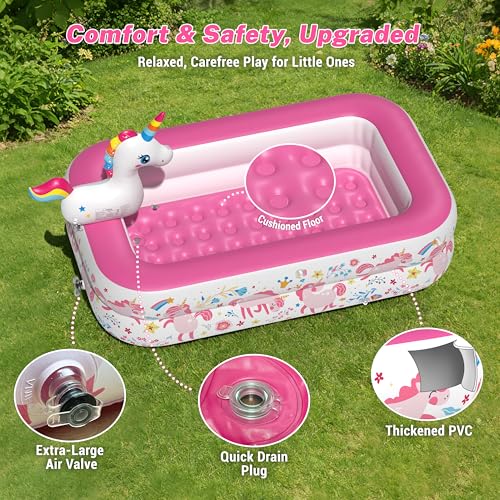 Unicorn Kiddie Pool with Canopy & Sprinkler - 25% Off - Image 4