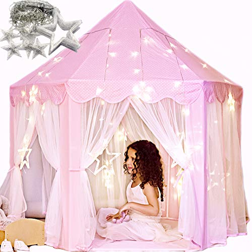 39% Off Princess Castle Play Tent with Star Lights - Image 1