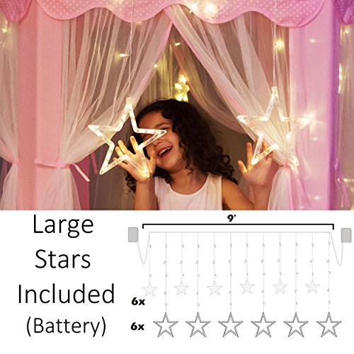 39% Off Princess Castle Play Tent with Star Lights - Image 2