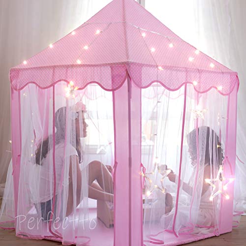39% Off Princess Castle Play Tent with Star Lights - Image 3