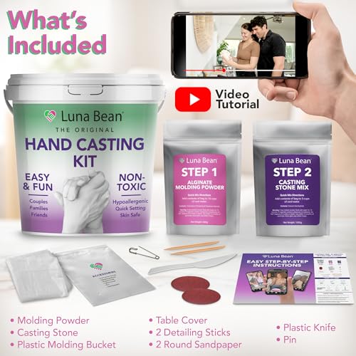 31% Off Luna Bean Hand Casting Kit - Keepsake Gift - Image 6