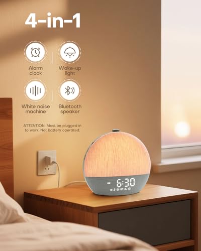25% Off Sunrise Alarm Clock with White Noise Sounds - Image 2