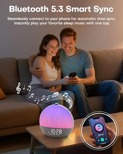 25% Off Sunrise Alarm Clock with White Noise Sounds - Image 6