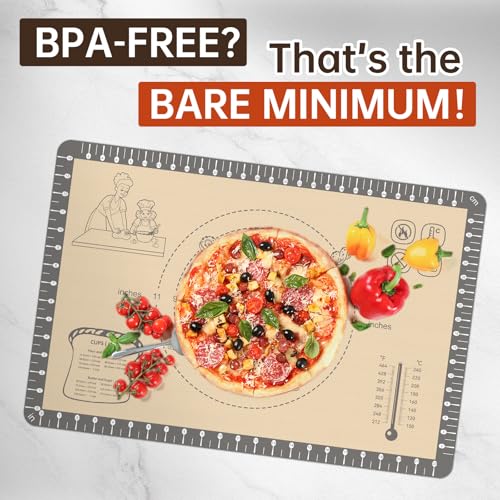 38% Off Extra Thick Silicone Baking Mat with Recipes - Image 5