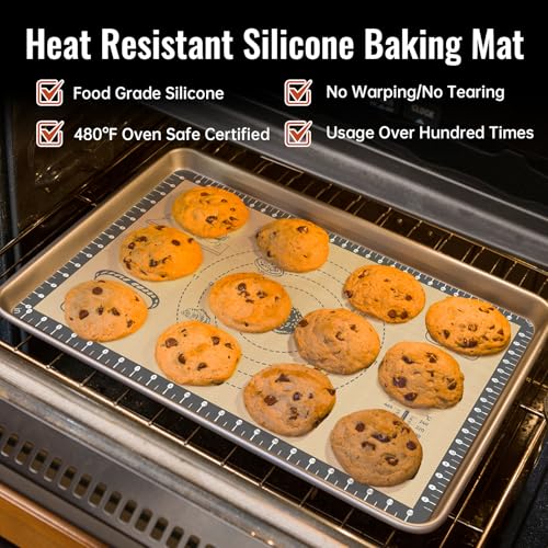 38% Off Extra Thick Silicone Baking Mat with Recipes - Image 6