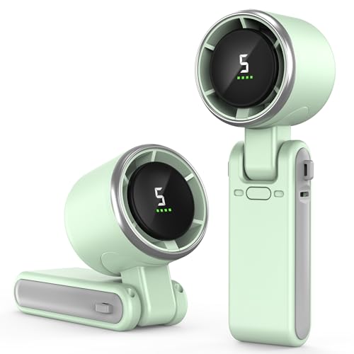 50% Off Portable Turbo Fan with 5 Speeds & LED - Image 1