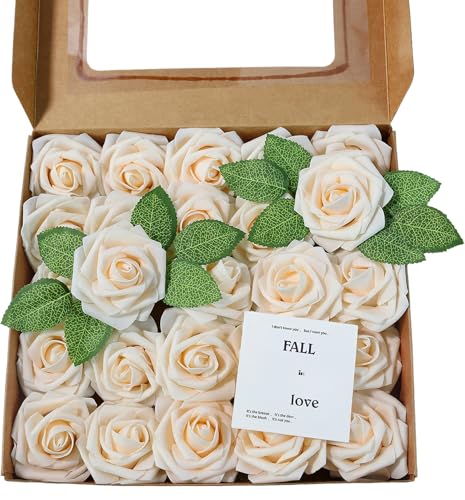 50% Off Meldel 25-Pack Artificial Roses for DIY Weddings - Image 1