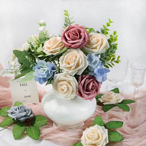 50% Off Meldel 25-Pack Artificial Roses for DIY Weddings - Image 4