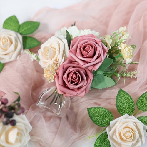 50% Off Meldel 25-Pack Artificial Roses for DIY Weddings - Image 6