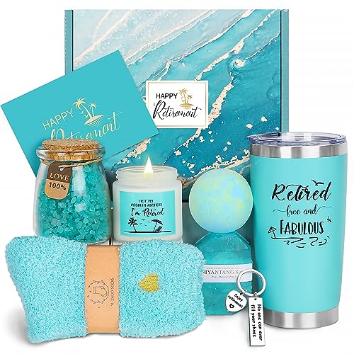 Retirement Spa Gift Basket for Women – 8 pcs - Image 1