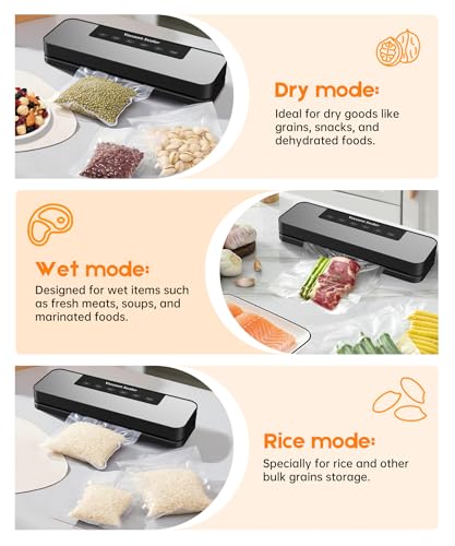 50% Off MZROT Vacuum Sealer for Fresh Food Storage - Image 4
