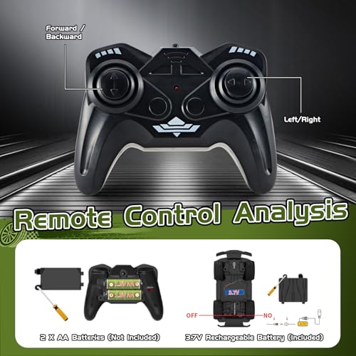 10% Off JOYBLI Dinosaur RC Truck with LED Lights - Image 6