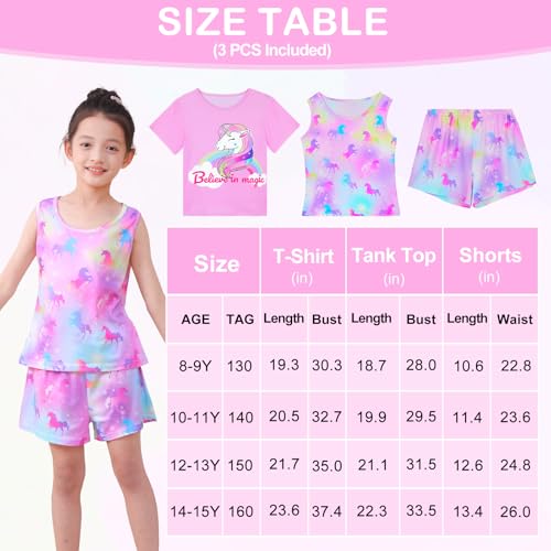 50% Off ICOSY 3-Piece Girls Pajama Set - Image 4