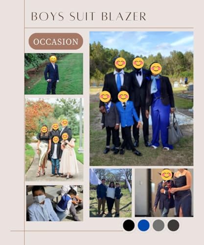 47% Off Visaccy Boys Formal Blazer School Jacket - Image 6