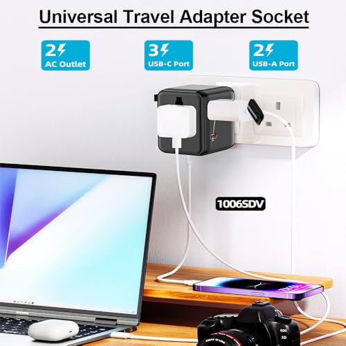 Universal Plug Adapter at $4.99: Travel Charge Worldwide - Image 2