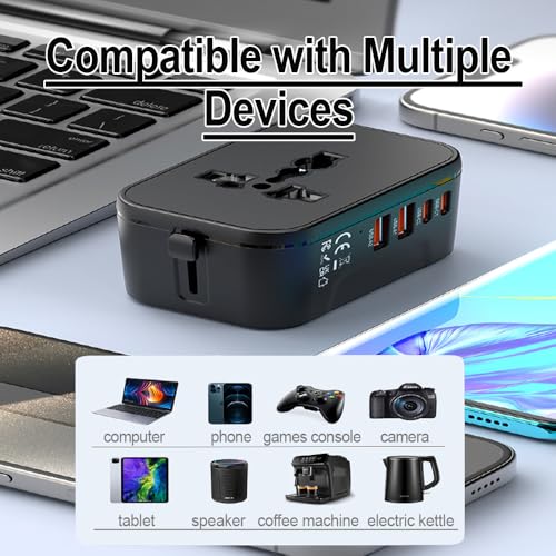 Universal Plug Adapter at $4.99: Travel Charge Worldwide - Image 4