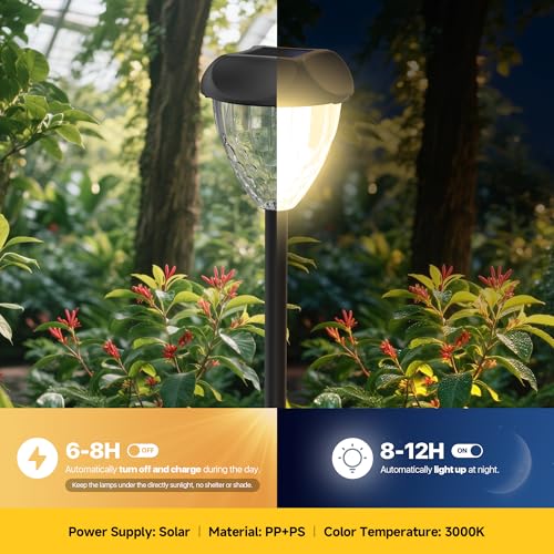 50% Off Ensenior Solar Garden Lights - 12 Pack - Image 4