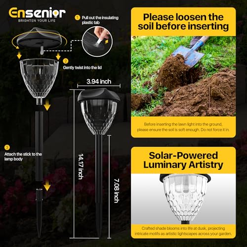 50% Off Ensenior Solar Garden Lights - 12 Pack - Image 5