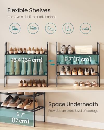 31% Off SONGMICS 3-Tier Shoe Rack for Hallway Closet - Image 5