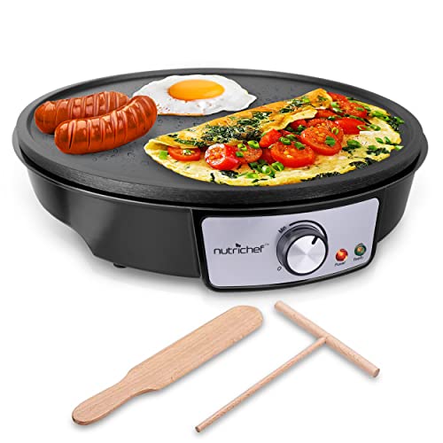 13% Off NutriChef Electric Griddle & Crepe Maker - Image 1