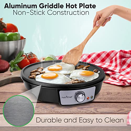 13% Off NutriChef Electric Griddle & Crepe Maker - Image 4