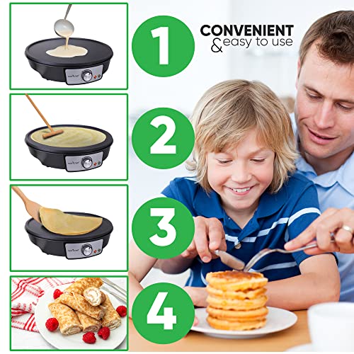 13% Off NutriChef Electric Griddle & Crepe Maker - Image 6