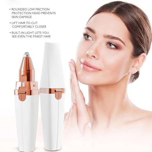 Painless Facial Hair Remover & Eyebrow Trimmer Under $10 - Image 2