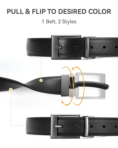 60% Off CHAOREN Men's Reversible Leather Belt - Image 2
