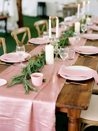 5-Pack Rose Gold Satin Table Runners at $9.99 - Image 4