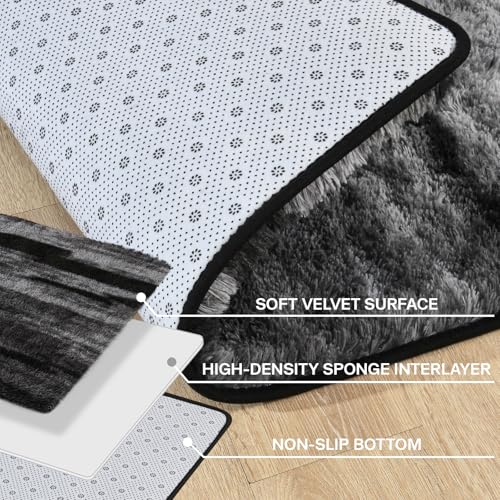 Merelax 4x6 Ft Fluffy Shag Rug at $27.98 – Soft & Washable - Image 4