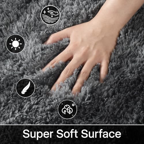 Merelax 4x6 Ft Fluffy Shag Rug at $27.98 – Soft & Washable - Image 5