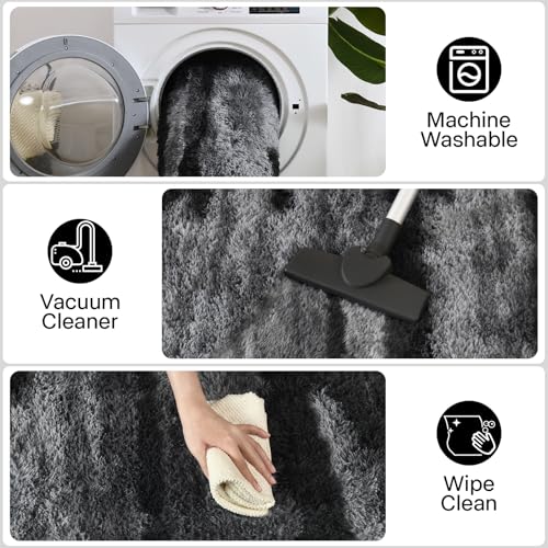 Merelax 4x6 Ft Fluffy Shag Rug at $27.98 – Soft & Washable - Image 6