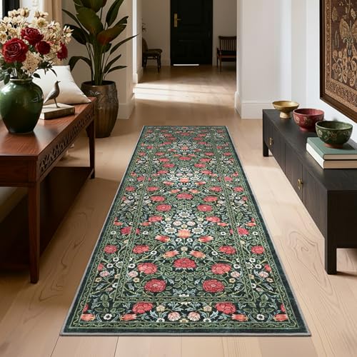 GarveeHome Vintage Floral 2x6 Runner Rug - Under $30 - Image 1