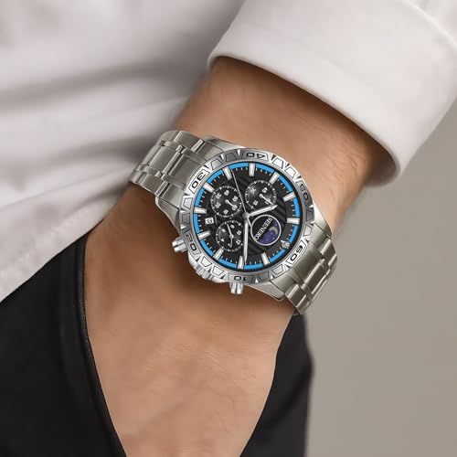 50% Off SEENERO Luxury Men's Watch - Chronograph Moonphase - Image 4