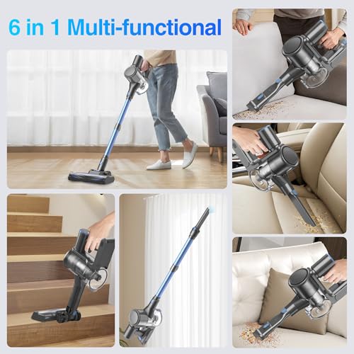 58% Off Zefiro Cordless Vacuum: 40Kpa Suction, 50-Min Runtime - Image 6