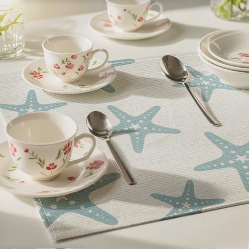 Blue Starfish Table Runner 13x72 Inch - Nautical Beach Decor - Image 4