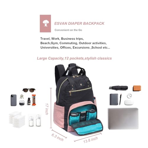 50% Off ESVAN Diaper Bag Backpack - Just $14.99 - Image 3
