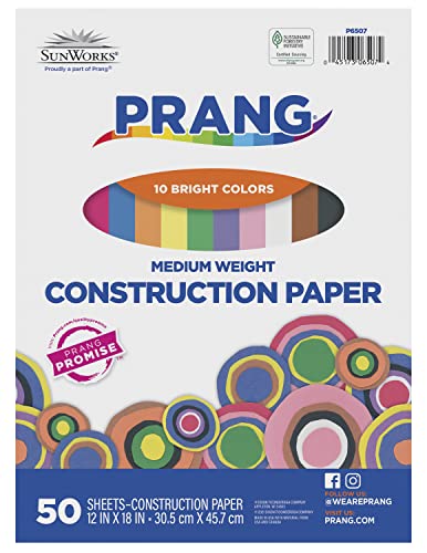 74% Off Prang Construction Paper, 50 Sheets
